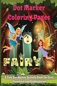 Fairy Dot Marker Coloring Pages
