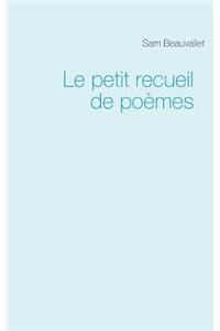 petit recueil de poèmes