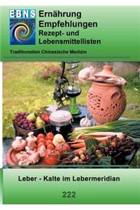 Ernährung - TCM - Leber - Kälte im Lebermeridian