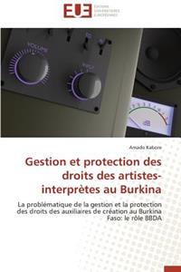 Gestion Et Protection Des Droits Des Artistes-Interprètes Au Burkina