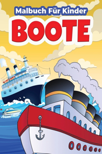 Boote Malbuch für Kinder