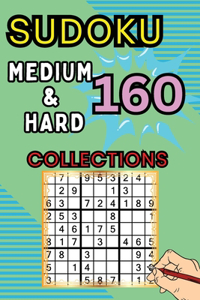 160 Medium & Hard Sudoku Collections
