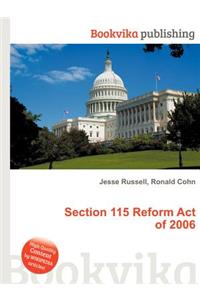 Section 115 Reform Act of 2006