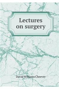 Lectures on surgery