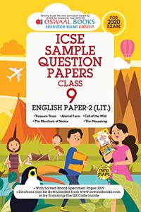 Oswaal ICSE Sample Question Papers Class 9 English Paper 2 Literature Book (For March 2020 Exam)