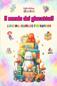 mondo dei giocattoli - Libro da colorare per bambini