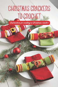 Christmas crackers to crochet: Instructions for making a Christmas cracker: Black and White