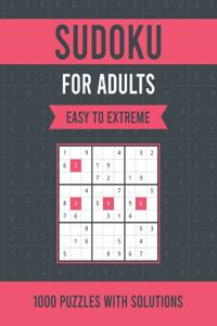 Sudoku For Adults Easy To Extreme
