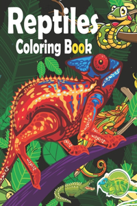Reptiles Coloring Book