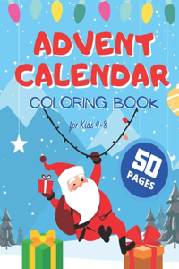 Advent Calendar Coloring Book for Kids