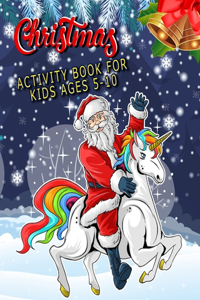 Christmas Activity Book for Kids Ages 5-10
