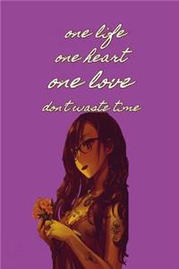 one life, one heart, one love notebook