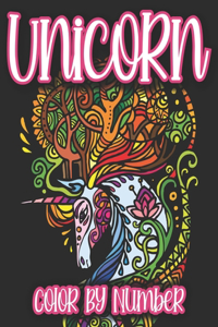 Unicorn Color By Number