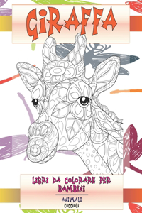 Libri da colorare per bambini - Cuccioli - Animali - Giraffa