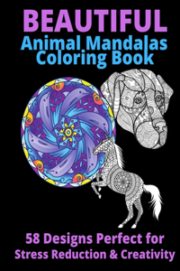 Beautiful Animal Mandalas Coloring Book