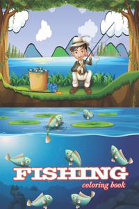 fishing coloring book