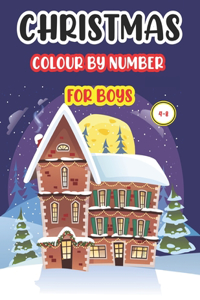 Christmas Colour by Number for Boys 4-8
