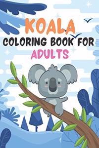 Koala Coloring Book for Adults