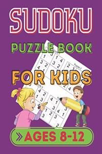 Sudoku Puzzle Book For Kids Ages 8-12