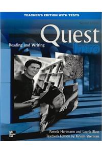 Quest Intro Level Reading and Writing Teacher's Edition