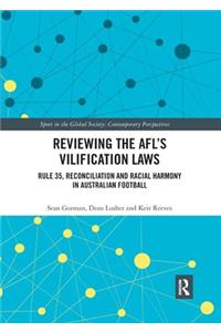 Reviewing the AFL?s Vilification Laws