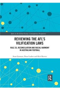 Reviewing the Afl's Vilification Laws