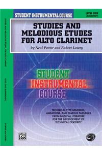 Student Instrumental Course Studies and Melodious Etudes for Alto Clarinet: Level II