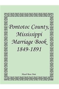 Pontotoc County, Mississippi Marriage Book, 1849-1891