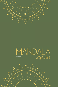 Mandala alphabet coloring book for Children