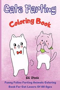 Cats Farting Coloring Book