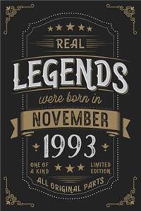 Real Legends were born in November 1993