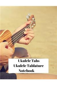 Ukulele Tabs Ukulele Tablature Notebook