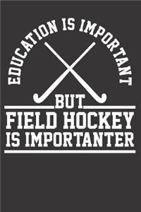 Field Hockey Player Notebook Journal