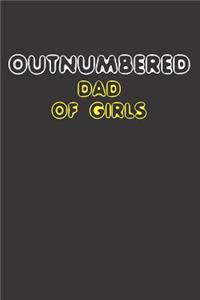 Dad Daughter Outnumbered Notebook Journal