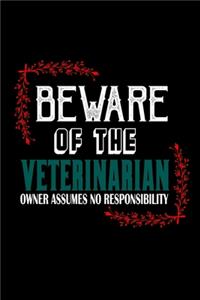 Beware of the veterinarian. Owner assumes no responsibility