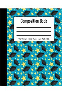 Composition Book 110 College Ruled Pages 7.5 x 9.25 Size