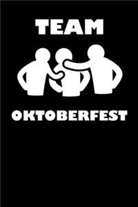 Team Oktoberfest: A5 Notizbuch Demi Raster / Karo / Kariert 120 Seiten zum Oktoberfest. I Geschenkidee für Fans der Wiesn in München.