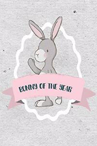 Bunny of the Year. Friendship Secrets Notebook