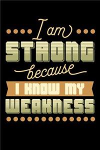 I Am Strong Because I Know My Weakness