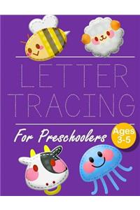 Letter Tracing for Preschoolers BEE JELLYFISH