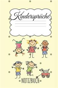 Kindersprüche Notizbuch