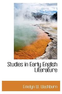 Studies in Early English Literature