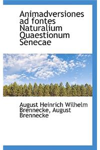 Animadversiones Ad Fontes Naturalium Quaestionum Senecae