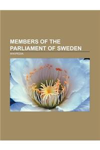 Members of the Parliament of Sweden