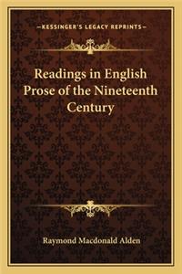Readings in English Prose of the Nineteenth Century