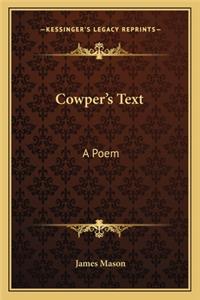 Cowper's Text