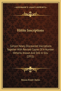 Hittite Inscriptions