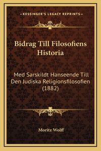 Bidrag Till Filosofiens Historia