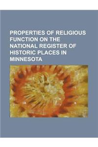 Properties of Religious Function on the National Register of Historic Places in Minnesota