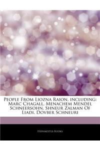 Articles on People from Liozna Raion, Including